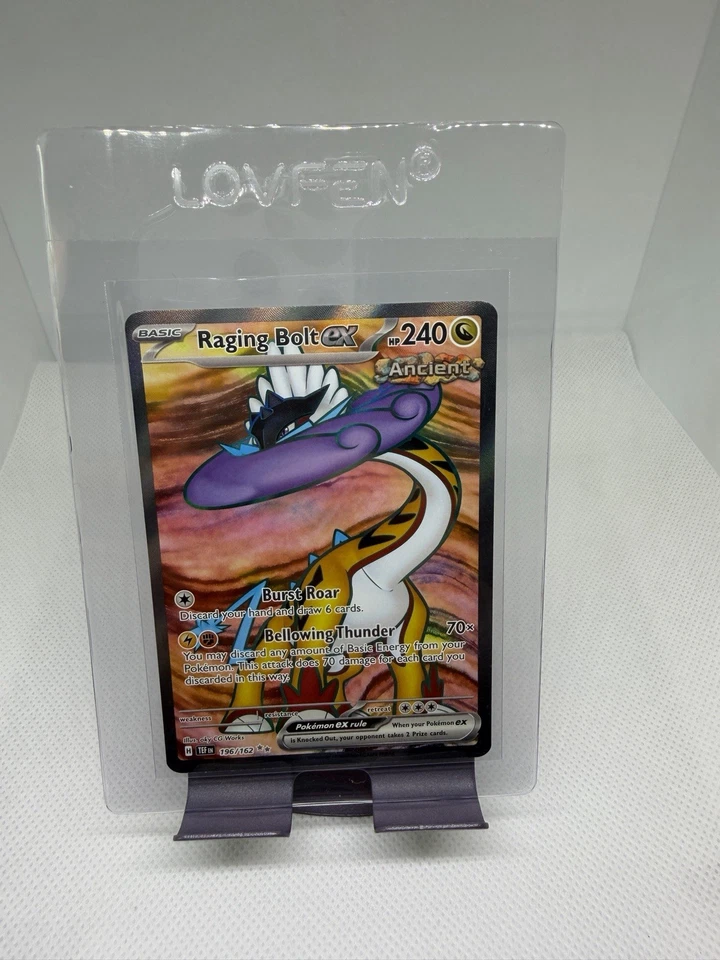 The Pokémon Company Raging Bolt ex Holo Ultra Rare Temporal Forces 240 HP Eng