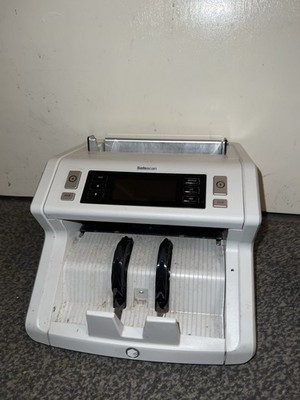 Safescan 2210 UK Banknote Counter Grey Faulty With Power Cable Skips Notes
