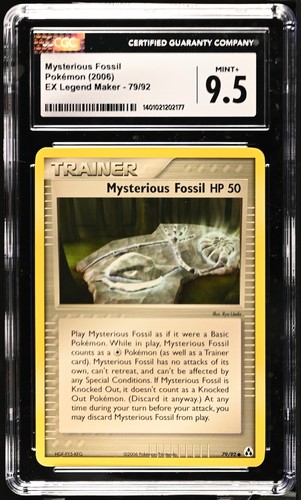 Mysterious Fossil graded CGC 9.5 for sale on eBay