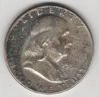 1951 P FRANKLIN HALF DOLLAR 90% SILVER 50¢ PHILADELPHIA UNITED STATES OF AMERICA