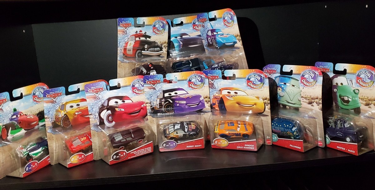 Disney Pixar Cars Color Changers 2 In 1 Ten Pack 887961976380| eBay
