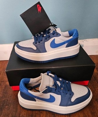WMNS NIKE AIR JORDAN 1 ELEVATE LOW FRENCH BLUE-SPORT BLUE SIZE 2.5 [DH7004-400]