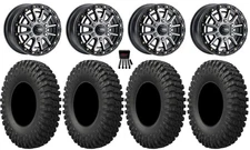 ITP SD10 Bdlk 15x6.5 Wheels GM 35" MotoCrusher Tires Can-Am Maverick R