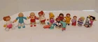 Vintage Cabbage Patch Kids Mini Figures PVC Figurines Toys Lot of 14 1980s 90s