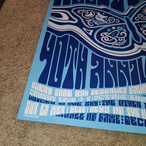 Psychedelic Moody Blues Ltd. Ed. Serigraph, Signed & Numbered, 40th Anniversary - Picture 6 of 11
