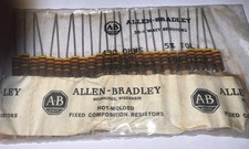 ALLEN BRADLEY CARBON COMP 1 WATT 430 OHM 5 Pack of 25 Resistors