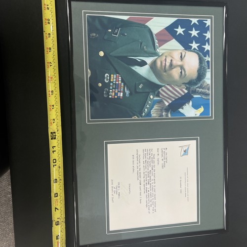 Colin Powell 8x10 Signed Photo & Letter US ARMY 4 Star General United States - Picture 5 of 5