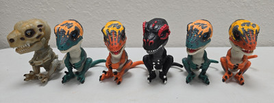 Lot of 6 - WowWee Fingerling Untamed Interactive Dinosaur Figure Jailbreak T-Rex