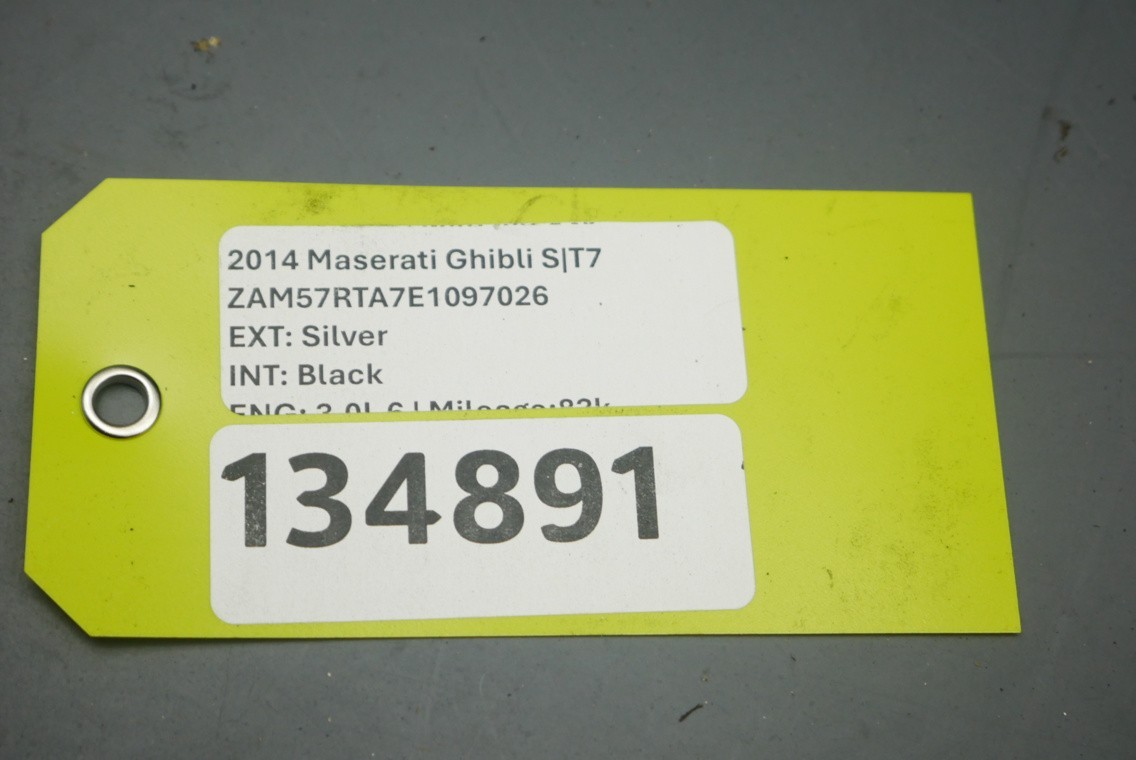 Maserati Ghibli S 2014-2020 Front Radiator hose