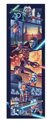 Star Wars Ahsoka Tano's Tale Joe Hogan Movie Poster Print Art