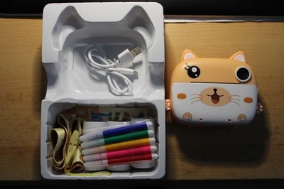 Greenkinder Camera Orange DIY Instant Digital Camera