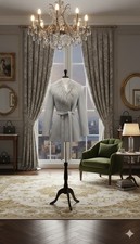 Women Coat With Tight Size S