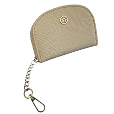 Anne Klein Gold Small Wallet W/ Gold Zipper Credit Card Coin Holder Mini Clutch