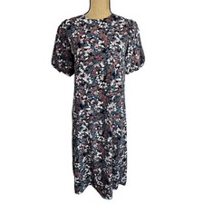 Floral Smocked Midi Dress Size 6 Trad Style Floral Country Sundress Cottagecore
