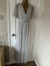 ✨New!  Coast Black Elegant Full Length Evening Dress Size 16 - BNWT