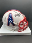 Robert Brazile Signed Oilers Mini Helmet JSA Witnessed WB963945