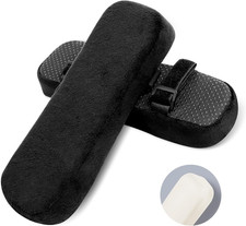 2 Pack Office Chair Armrest Pads Covers with Memory Foam Elbow Pillow for Forear