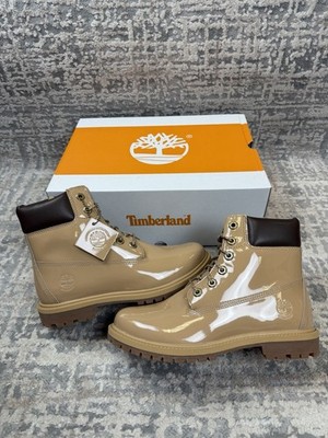 Größe 7 - Timberland Premium 6inch Waterproof Boots Wheat Patent Leather