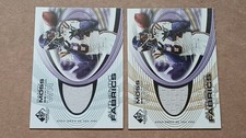 2004-UPPER DECK SP-RANDY MOSS AUTHENTIC FABRICS SILVER & GOLD-/100-VIKINGS