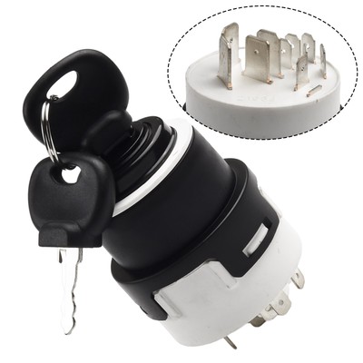 For-JCB Ignition Switch With Two Keys 701/80184 85804674 10 Pins Excavator Part