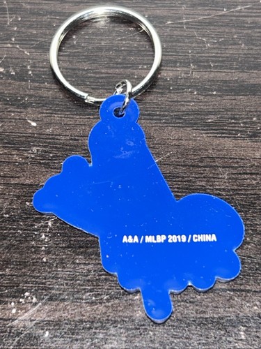 Los Angeles Dodgers Keychain Official Team Logo MLB Baseball 2019 Rubber - Picture 2 of 2