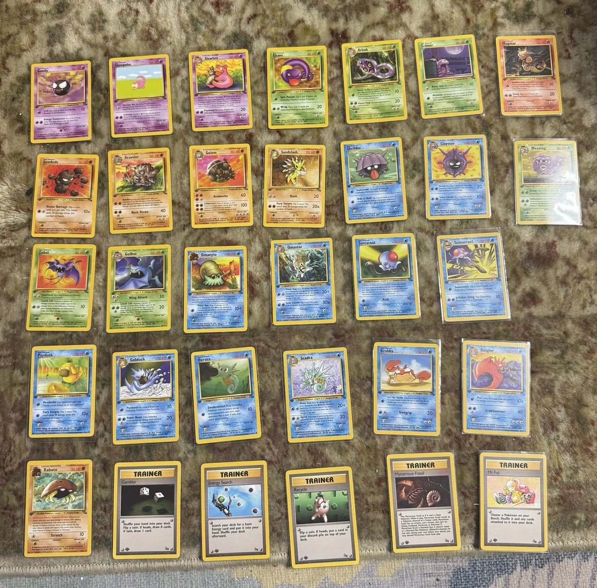 fossil set pokemon cards value Pokémon TCG Fossil Collectible Card Game Sets for sale