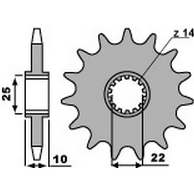 13073 - KIT JT PIGNONE 15 DENTI CORONA 46 CATENA Z3 PASSO 520 MAGLIE 114 MOTO - Ricambi Vespa