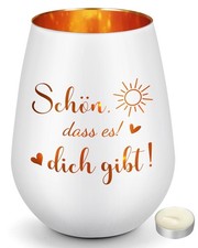 Windlicht Glas Geburtstagsgeschenk Frauen Duf...