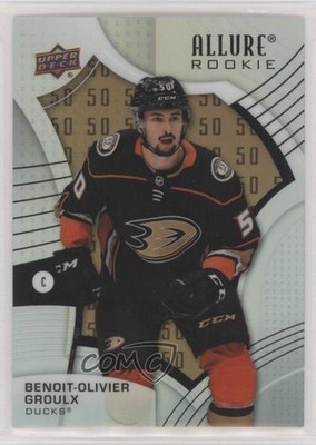 2021 Upper Deck Allure Rookies Number /199 Benoit-Olivier Groulx Rookie RC 2wq