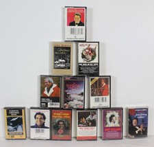 12 Cassette Tapes Lot Christmas Music Andy Williams Perry Como Denver Parton