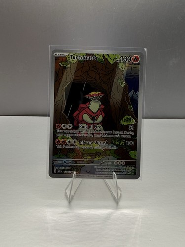 Turtonator 146/142 Holofoil Illustration Rare Stellar Crown NM Pokemon
