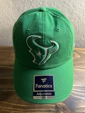 Fanatics Houston Texans Green Adjustable Hat Cap NFL Proline Football OSFA NWT