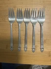 International  Sterling Silver Royal Danish salad  fork 6.37Inches Price For 1