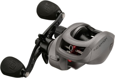 13 FISHING - Inception - Baitcast 200 Size - 6.6:1 Gear Ratio, Gunmetal Grey 