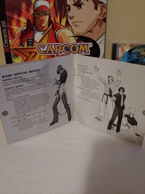Capcom vs. SNK videogame. Sega Dreamcast. 2000. w/manual & Strategy Guide Book.