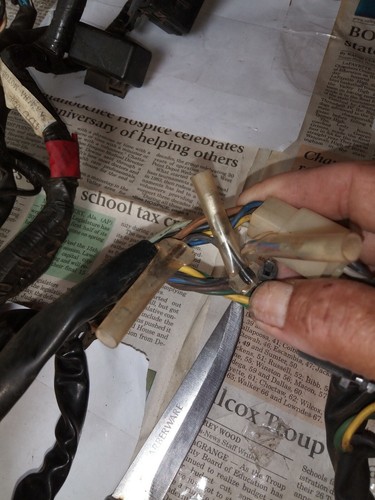 92 YAMAHA XJ600 SECA 2 MAIN WIRING HARNESS - Picture 11 of 12