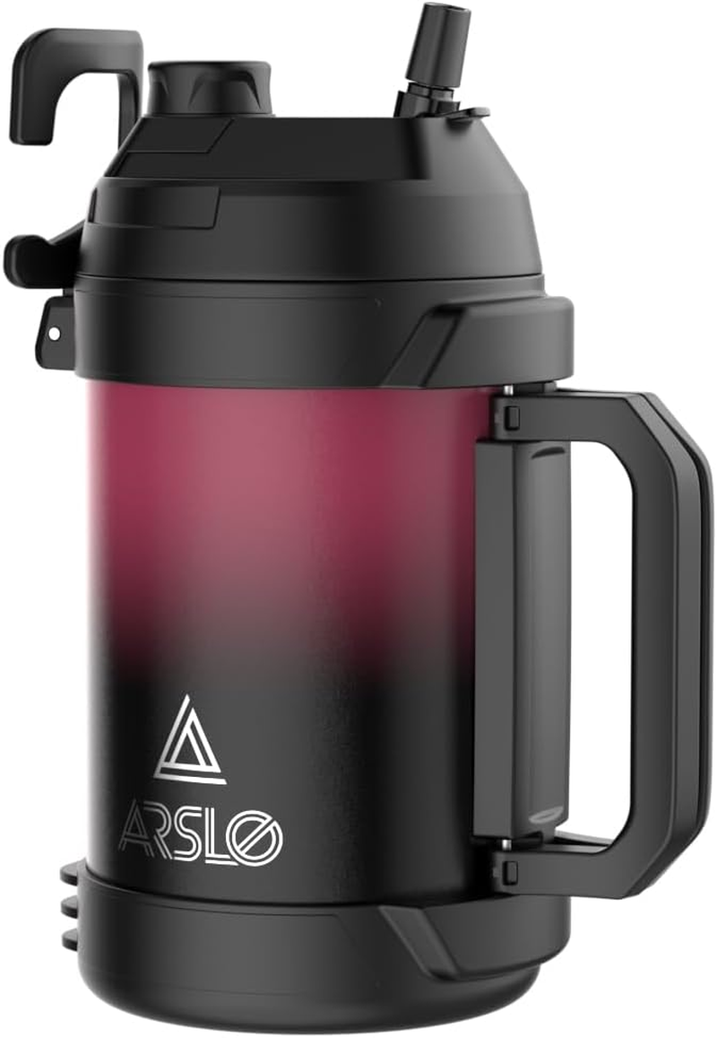 Sports Water Jug Gallon Water Bottle Large Insulated Stainless