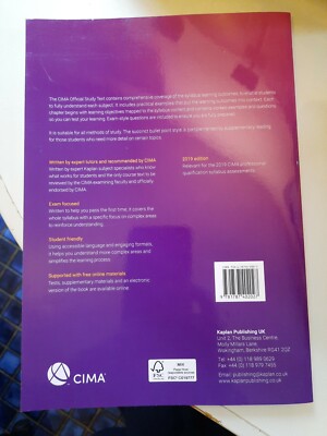 Kaplan cima books image