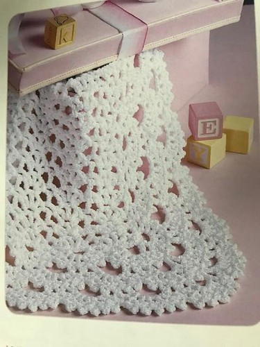 Crochet Pattern 6 BABY AFGHANS WRAPS Bk 2 Blankets Throws Worsted Yarn Girl Boy - Picture 3 of 8