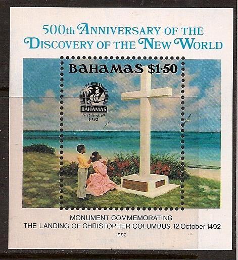 BAHAMAS 1992 NEW WORLD COLUMBUS SC # 753 MNH
