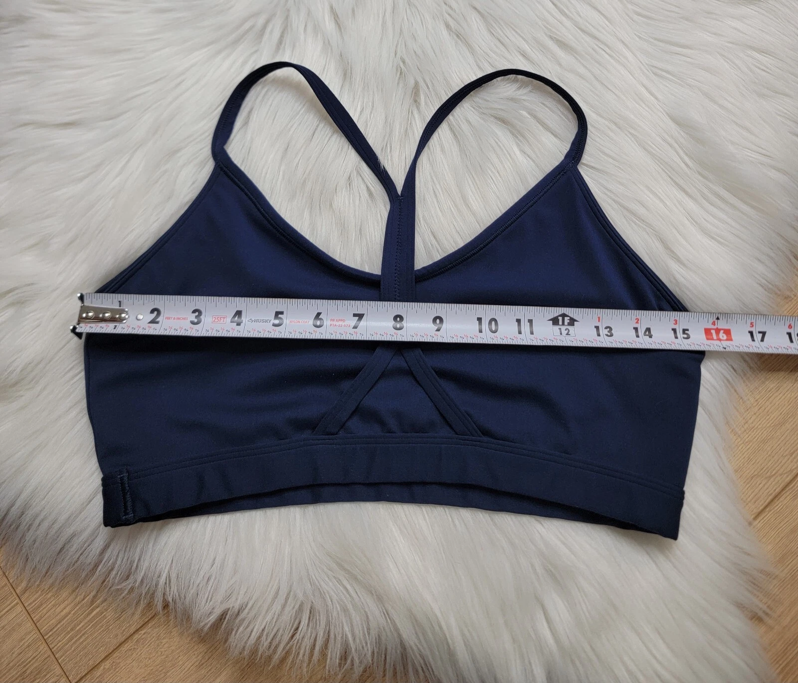 gymshark v neck light support tank-bra