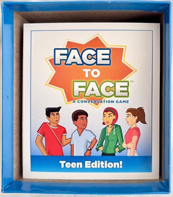 Face To Face. Open Communication & Character Development Game. Teen Edition. 