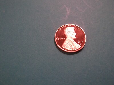 2014 ''S'' Proof Gem Lincoln Cents taken from PROOF Sets