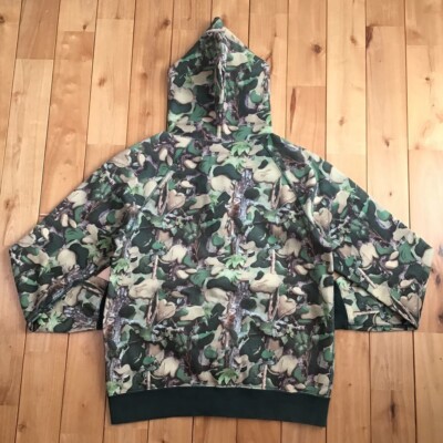 BAPE village camo full zip hoodie A Bathing Ape Size M | eBay