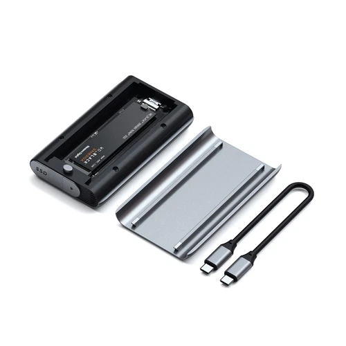 M.2 NVMe SSD Pro Enclosure - Support USB4 40 GB/S Jusqu’À 16Tb Boîtier en Alu...