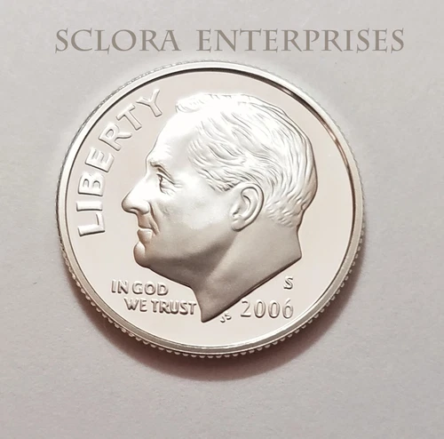 2006 S Roosevelt *90% SILVER PROOF* Dime  **FREE SHIPPING**