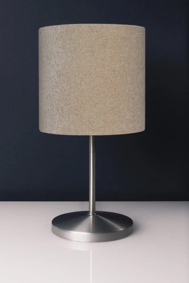 Lampenschirm für Steh-Hängelampe Zylinder 13-50 cm E27/E14 Beige BOUCLE VENOSA - Bild 2 von 4