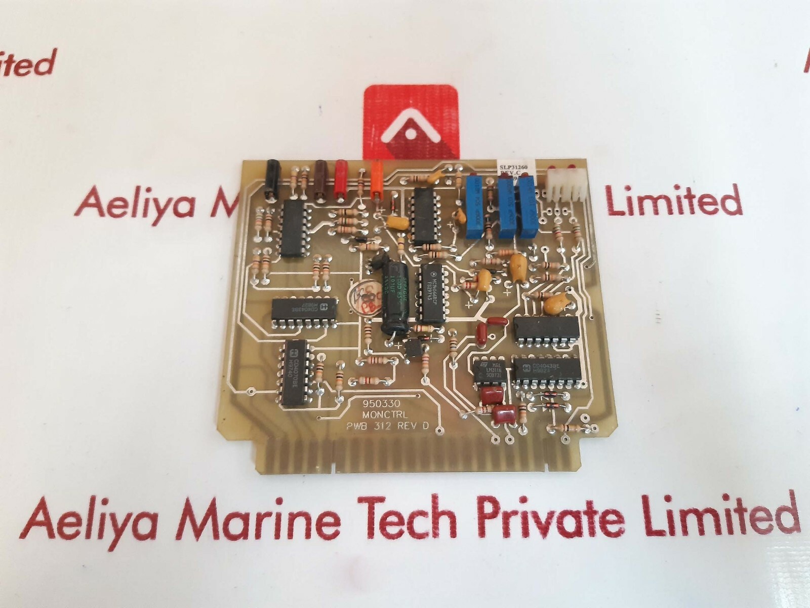 Monctrl 950330 PWB 312 Rev D PCB CARD, Rev.C