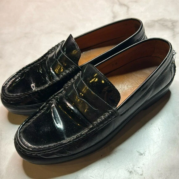 TOD’S Mocassini da guida Tod's in pelle verniciata taglia 7 5