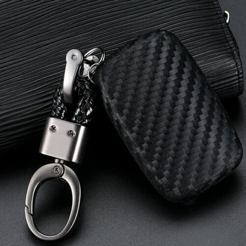 1pc Carbon Style TPU Key Case Shell Fob Cover For Land Rover Ranger Rover Jaguar - Foto 4 di 8